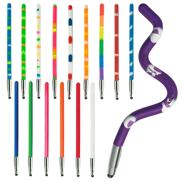 The "Bendeez" Stylus is a bendable stylus and stress reliever.... from ASI 79840 The Proinnovative Line / ProInnovative Line