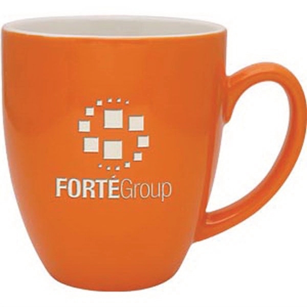 16 oz. ceramic mug available in multiple colors with an etched... from ASI 71920 Moderne Glass Company Inc / Glass America®