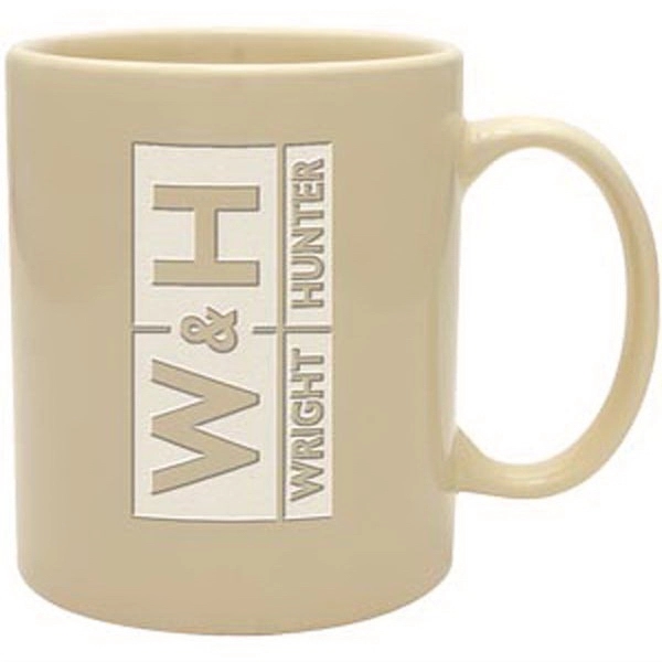 11 oz. ceramic mug with wide handle.... from ASI 71920 Moderne Glass Company Inc / Glass America®