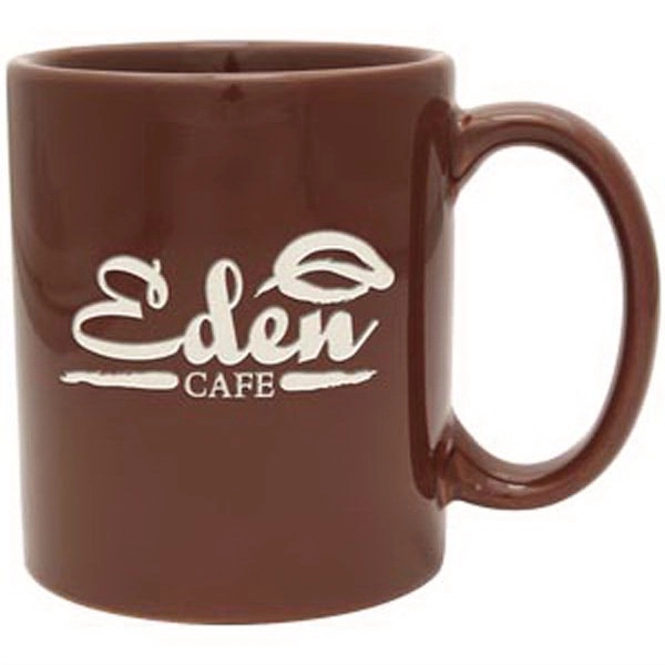 11 oz. ceramic mug with wide handle.... from ASI 71920 Moderne Glass Company Inc / Glass America®