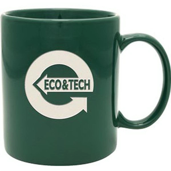 11 oz. ceramic mug with wide handle.... from ASI 71920 Moderne Glass Company Inc / Glass America®