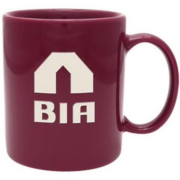 11 oz. ceramic mug with wide handle.... from ASI 71920 Moderne Glass Company Inc / Glass America®