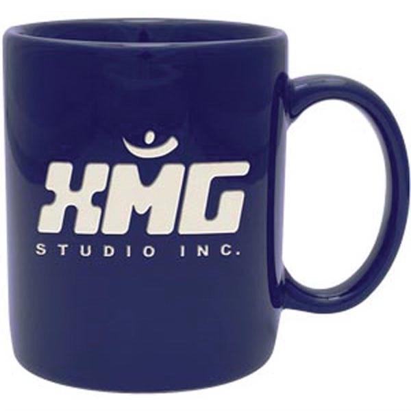 11 oz. ceramic mug with wide handle.... from ASI 71920 Moderne Glass Company Inc / Glass America®