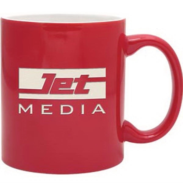 11 oz. ceramic mug with wide handle.... from ASI 71920 Moderne Glass Company Inc / Glass America®