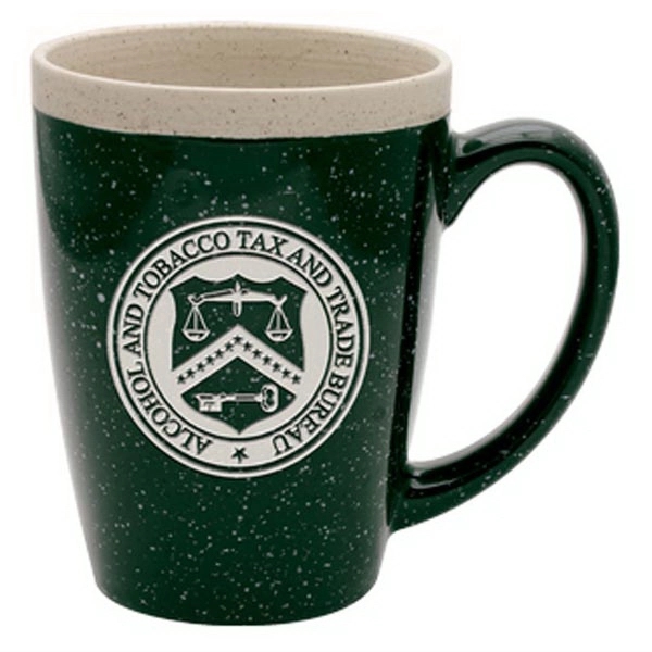 16 oz. ceramic mug with customization.... from ASI 71920 Moderne Glass Company Inc / Glass America®