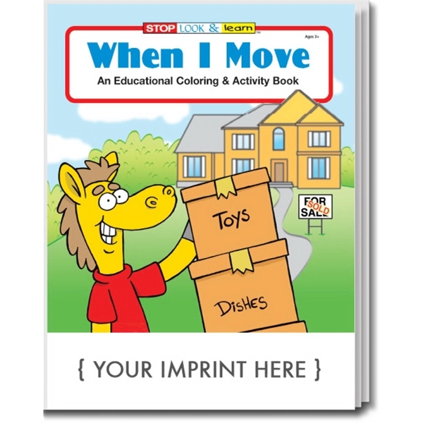 When I Move coloring and activity book.... from ASI 45815 Coloring Book Solutions / Coloring Book Solutions™