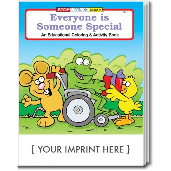 Everyone is Someone Special educational coloring and activity book.... from ASI 45815 Coloring Book Solutions / Coloring Book Solutions™