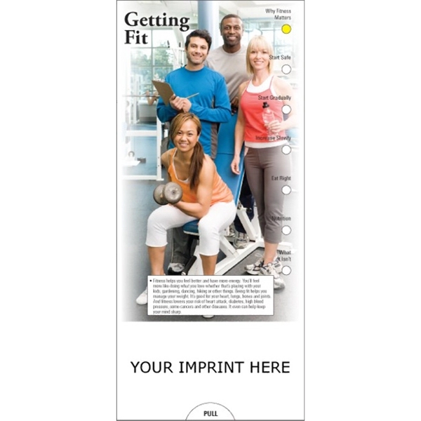 SLIDE CHART: Getting Fit Information based slide guide and informative chart... from ASI 45815 Coloring Book Solutions / Coloring Book Solutions™ LivRite