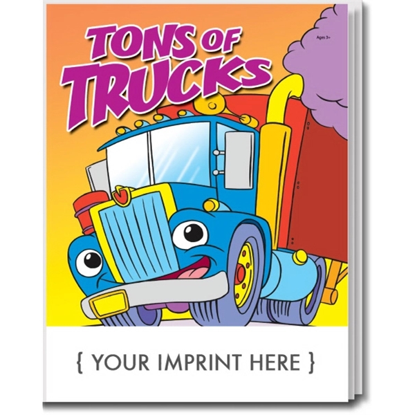 Tons of Trucks everyday coloring and activity book.... from ASI 45815 Coloring Book Solutions / Coloring Book Solutions™