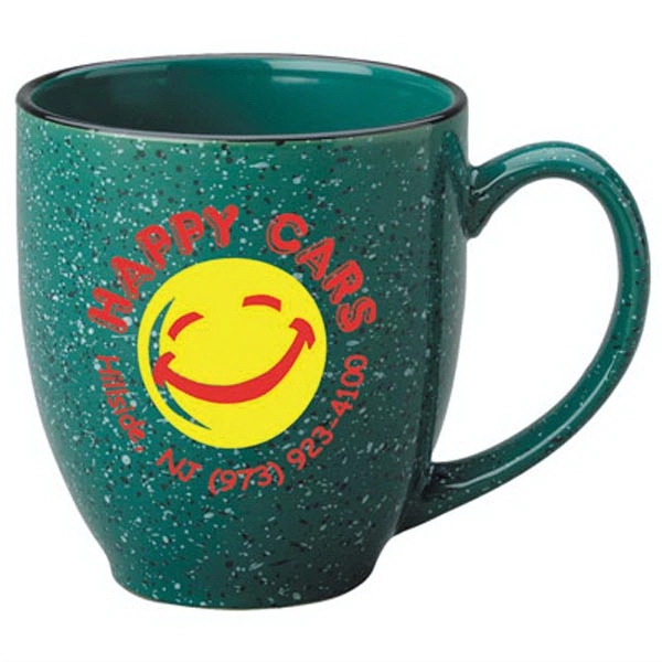15 oz 'Speckled' Ceramic Bistro style Coffee Mug. This is the... from ASI 46573 Cooper & Clement Inc