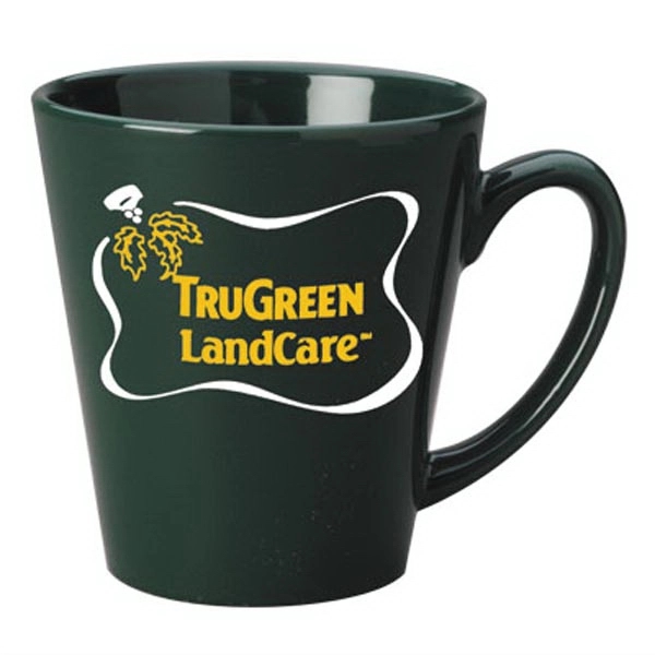 12 oz. Black Cafe Latte -Gloss Mug. New style, 12 oz.... from ASI 46573 Cooper & Clement Inc