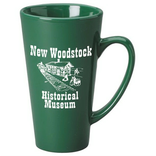 16 oz. Cafe Latte - Gloss Exterior Mug. New style, large... from ASI 46573 Cooper & Clement Inc