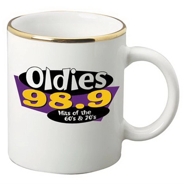 11 oz. C-Handle ceramic coffee mug. This is the traditional coffee... from ASI 46573 Cooper & Clement Inc