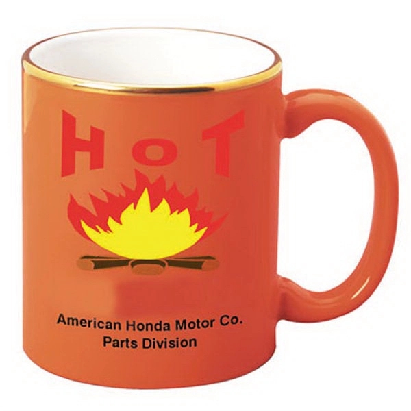 11 oz. C-Handle ceramic coffee mug. This is the traditional coffee... from ASI 46573 Cooper & Clement Inc