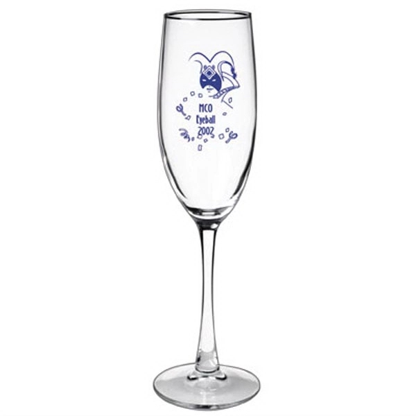 Cocktail 8 oz. champagne flute glass with thin clear stem.... from ASI 46573 Cooper & Clement Inc / Inspiration by C&C Line