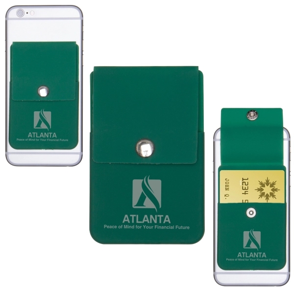 Cell phone card holder that sticks using 3M adhesive.... from ASI 62190 Illini