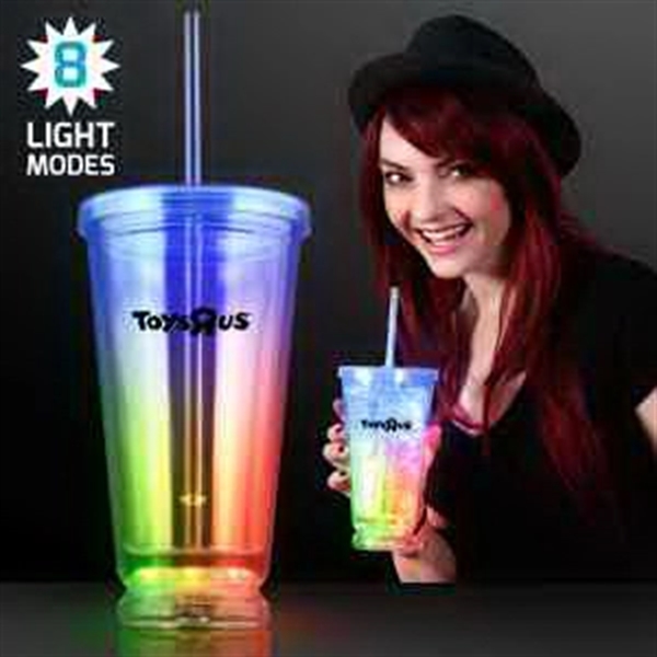 Blank or imprinted. These Light Up Tumblers will keep your thirst... from ASI 34194 ALightPromos / Alight Promotional Products