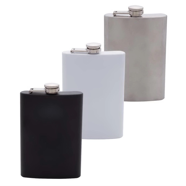 Stainless Steel 8 oz. Flask.... from ASI 46755 Cosmo Promos