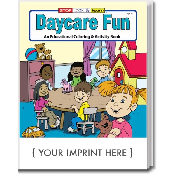 Daycare Fun everyday coloring and activity book.... from ASI 45815 Coloring Book Solutions / Coloring Book Solutions™