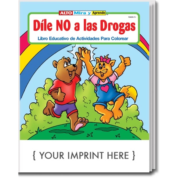 Stay Drug Free Spanish coloring and activity book.... from ASI 45815 Coloring Book Solutions / Coloring Book Solutions™