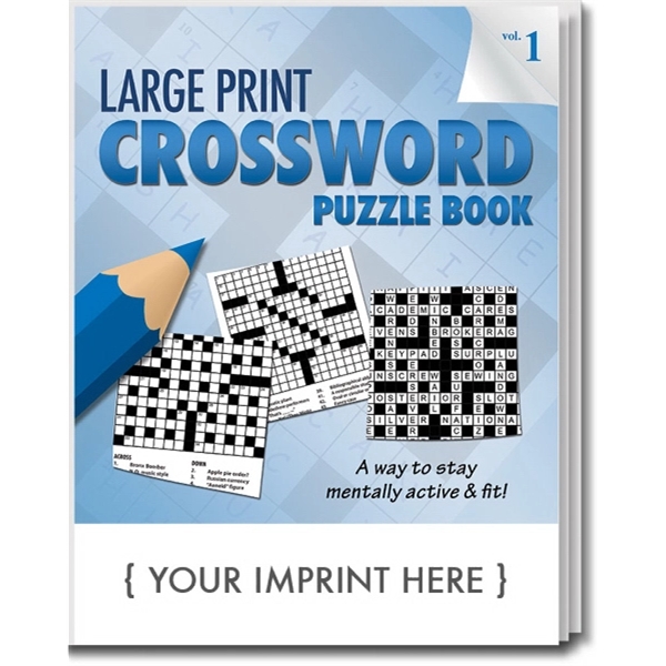 Standard large print crossword puzzle book - volume 1.... from ASI 45815 Coloring Book Solutions / Coloring Book Solutions™ LivRite