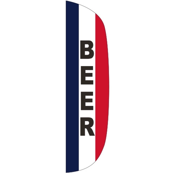 3 x 15' Beer message feather flag, flutter style.... from ASI 80228 Quinn