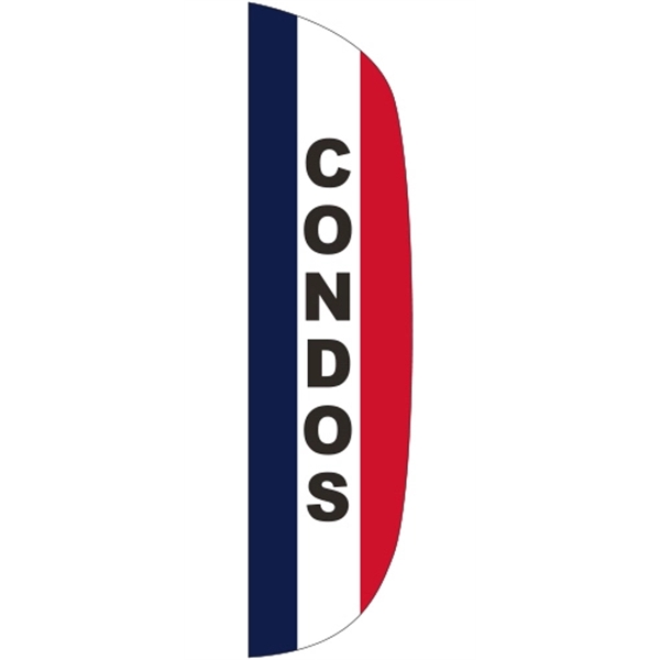 3 x 15' Condos message feather flag, flutter style.... from ASI 80228 Quinn