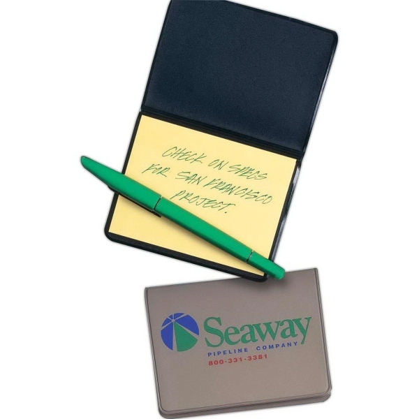 4" x 3" note pad with stik-on notes and double thick... from ASI 52550 Erell Manufacturing Company