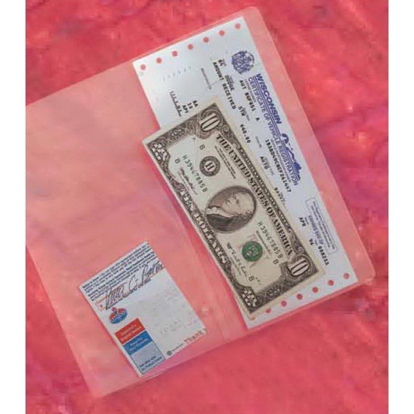 Blank. Clear vinyl passport case with multiple pockets.... from ASI 52550 Erell Manufacturing Company