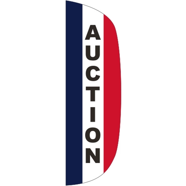3 x 10' Auction message feather flag, flutter style.... from ASI 80228 Quinn