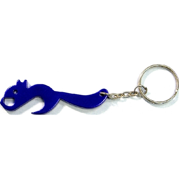 Squirrel shaped bottle opener with key chain.... from ASI 74585 Nu Promo International / Nu Promo Line
