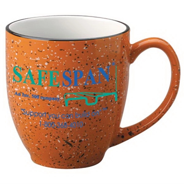 15 oz 'Speckled' Ceramic Bistro style Coffee Mug. This is the... from ASI 46573 Cooper & Clement Inc