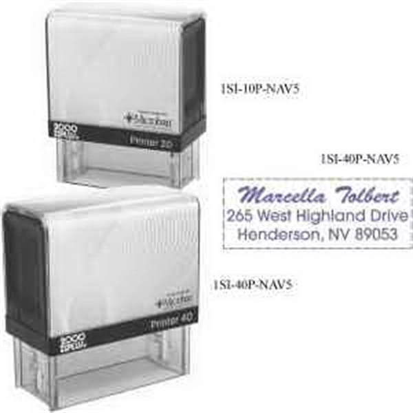 Self inking printer stamp.... from ASI 81500 Navitor Inc / Navitor Specialty Products