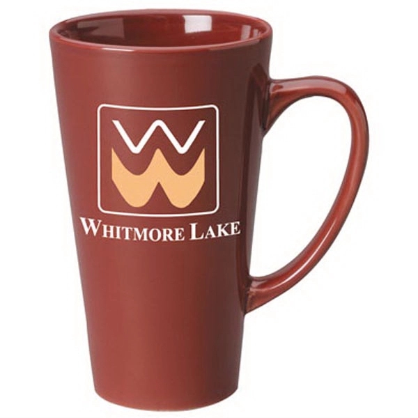 16 oz.Cafe Latte - Gloss Exterior Mug. The large cafe latte... from ASI 46573 Cooper & Clement Inc