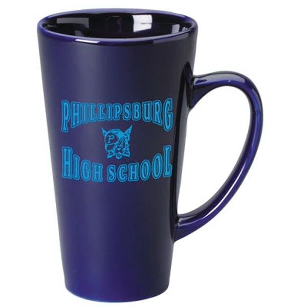 16 oz.Cafe Latte - Gloss Exterior Mug. The large cafe latte... from ASI 46573 Cooper & Clement Inc