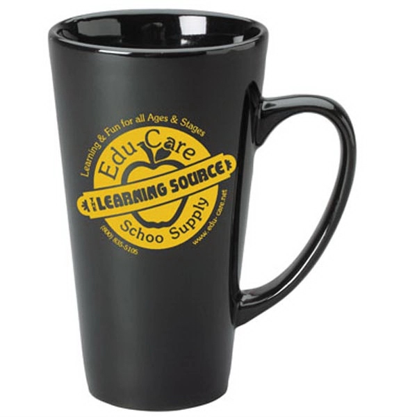 16 oz.Cafe Latte - Gloss Exterior Mug. The large cafe latte... from ASI 46573 Cooper & Clement Inc