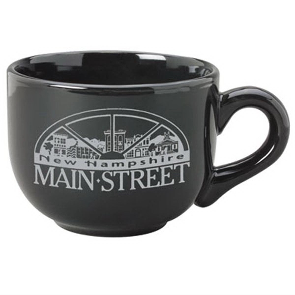 16 oz. Latte Stoneware Mug. 16 oz. capacity mug in a... from ASI 46573 Cooper & Clement Inc