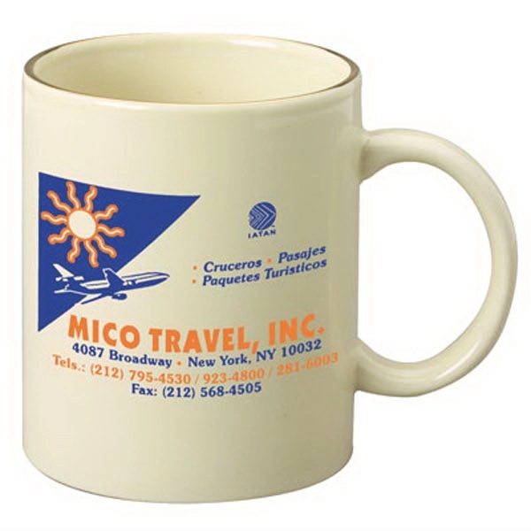 11 oz. C-Handle ceramic coffee mug. This is the traditional coffee... from ASI 46573 Cooper & Clement Inc