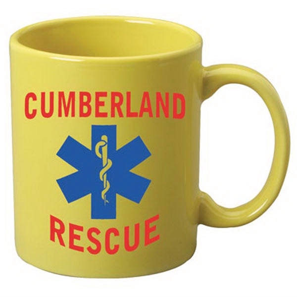 11 oz. C-Handle ceramic coffee mug. This is the traditional coffee... from ASI 46573 Cooper & Clement Inc