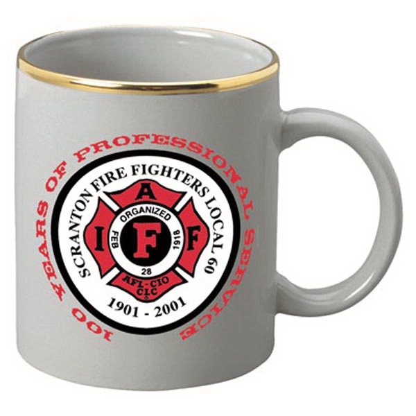 11 oz. C-Handle ceramic coffee mug. This is the traditional coffee... from ASI 46573 Cooper & Clement Inc