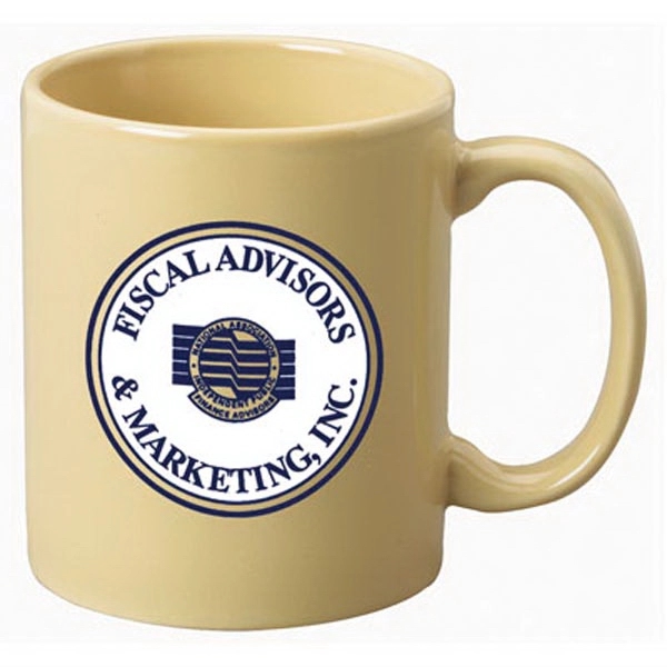 11 oz. C-Handle ceramic coffee mug. This is the traditional coffee... from ASI 46573 Cooper & Clement Inc
