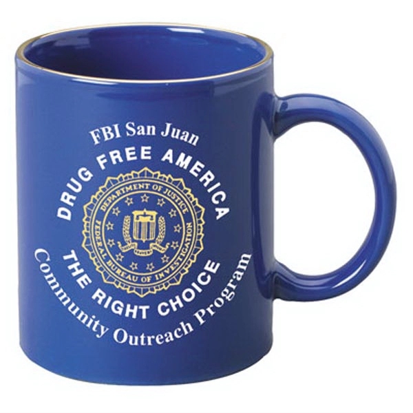 11 oz. C-Handle ceramic coffee mug. This is the traditional coffee... from ASI 46573 Cooper & Clement Inc