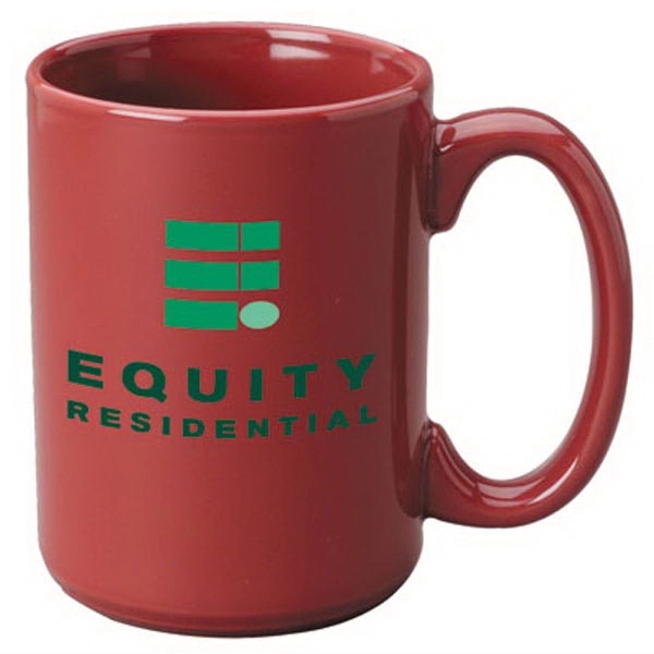 15 oz Maxi Ceramic Coffee Mug. Generous sized coffee mug with... from ASI 46573 Cooper & Clement Inc