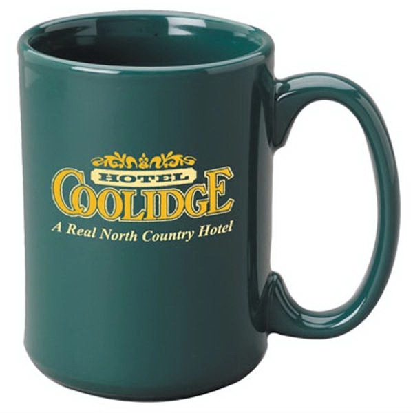 15 oz Maxi Ceramic Coffee Mug. Generous sized coffee mug with... from ASI 46573 Cooper & Clement Inc