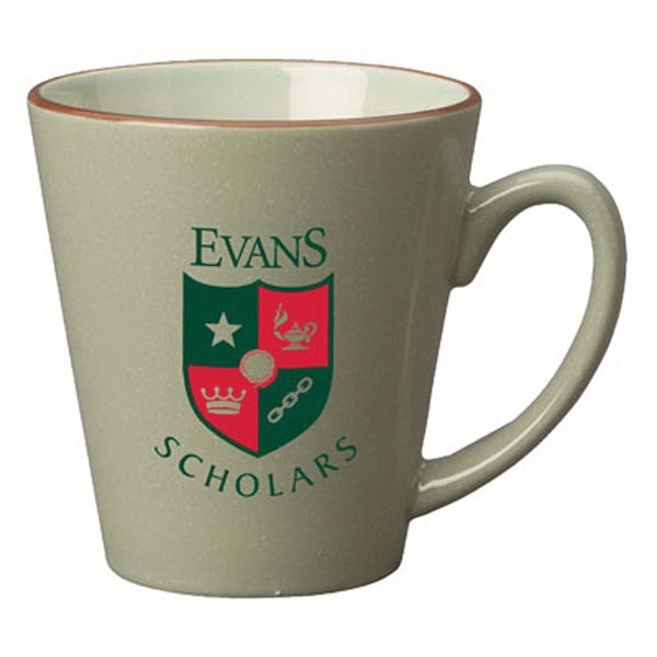 12 oz. Savannah Latte Coffee Mug. New style latte mug in... from ASI 46573 Cooper & Clement Inc