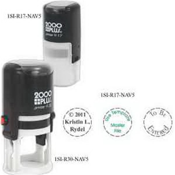 Custom self-inking stamp. Round Inspection with diameter. Microban.... from ASI 81500 Navitor Inc / Navitor Specialty Products