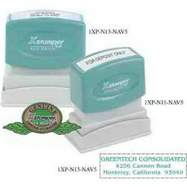 Pre-inked stamp, 9/16" x 2" impression size.... from ASI 81500 Navitor Inc / Navitor Specialty Products