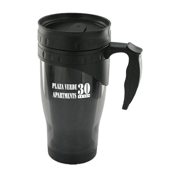 16 oz  traveler travel mug. Every coffee drinker will welcome... from ASI 46573 Cooper & Clement Inc / Inspiration by C&C Line