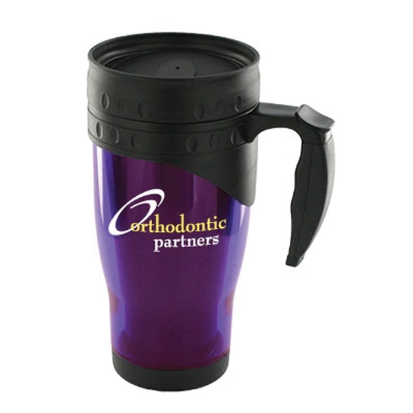16 oz  traveler travel mug. Every coffee drinker will welcome... from ASI 46573 Cooper & Clement Inc / Inspiration by C&C Line