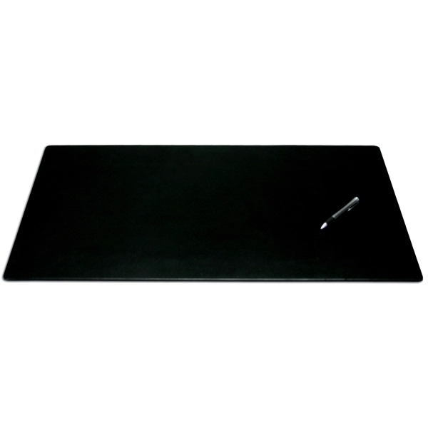 Black top-grain leather conference pad without rails measuring 30" x 19".... from ASI 48125 Dacasso / DaCasso